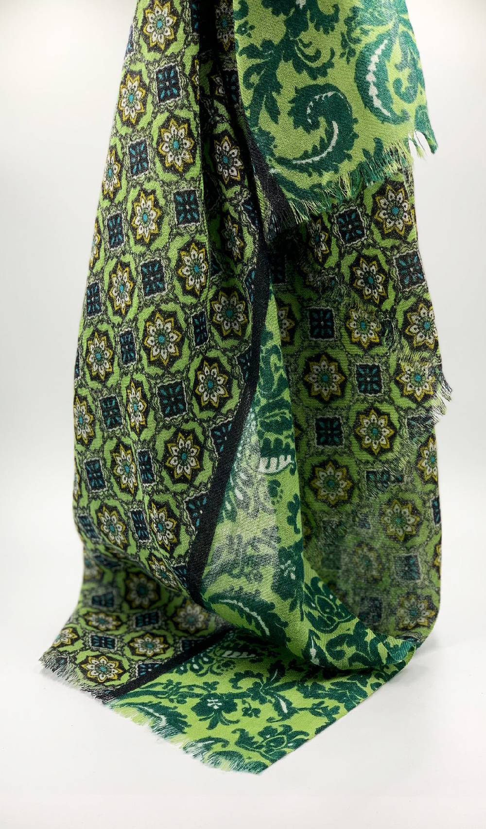 Ordi.to Accessori MIRO' VERDE - Sciarpa Unisex in lana