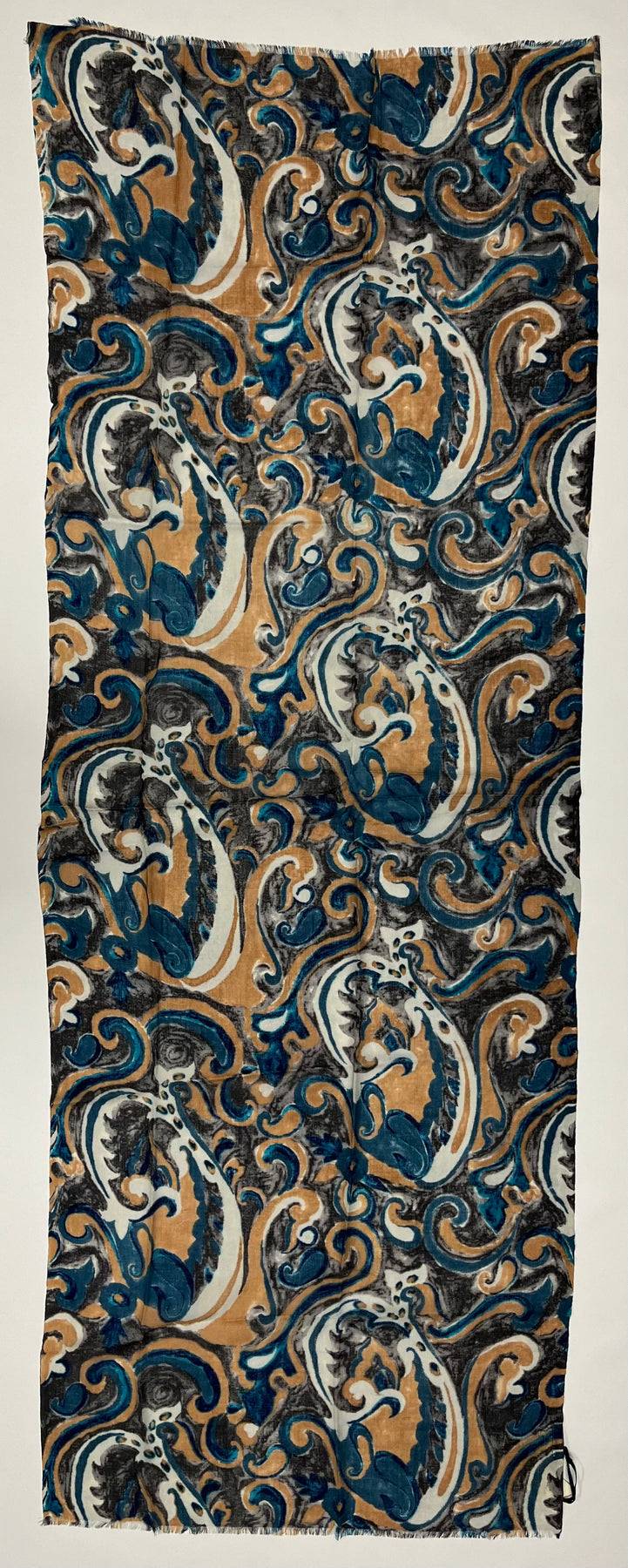 Ordi.to Accessori MODIGLIANI AZZURRO - Sciarpa Unisex In Lana