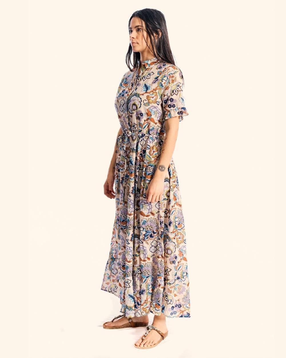 Ordi.to Accessori ABITO MIA - STAMPA CAMELIA SABBIA