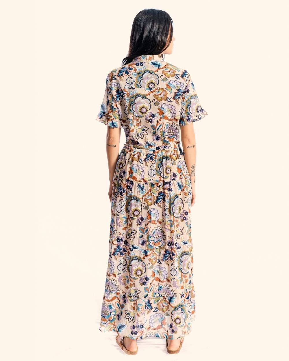 Ordi.to Accessori ABITO MIA - STAMPA CAMELIA SABBIA