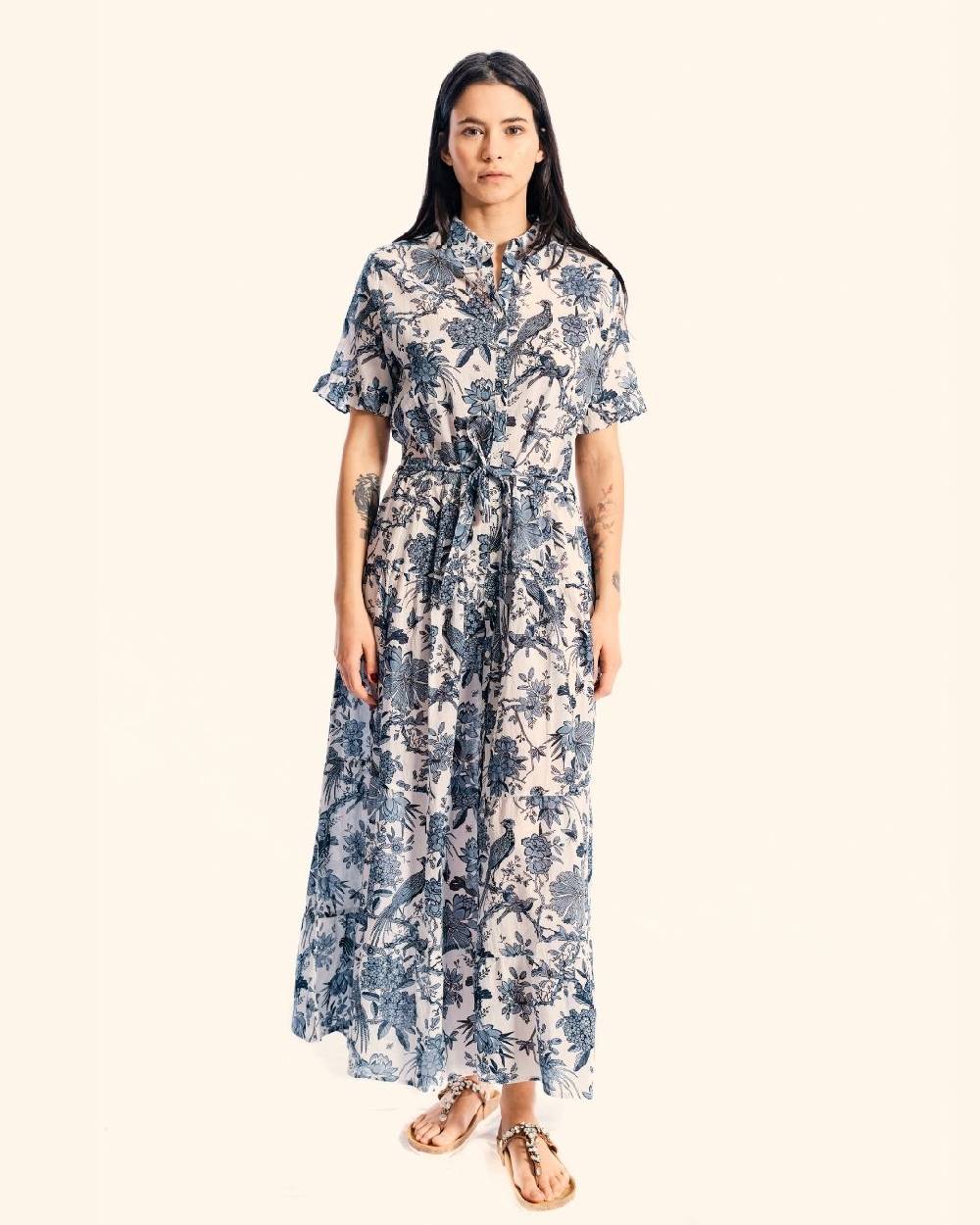 Ordi.to Accessori ABITO MIA - STAMPA GIGLIO BLU