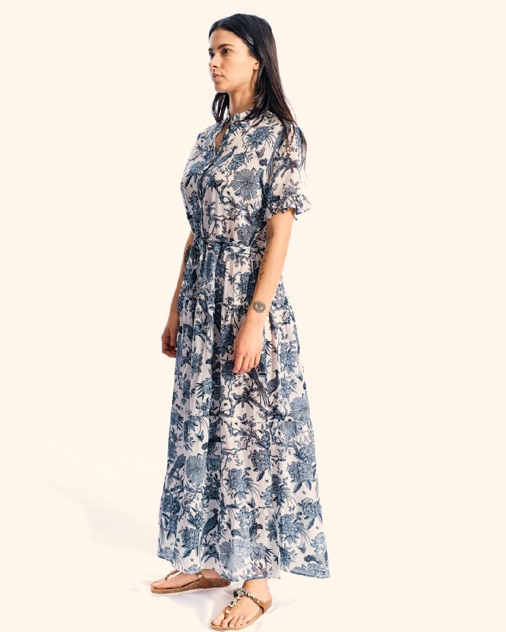 Ordi.to Accessori ABITO MIA - STAMPA GIGLIO BLU