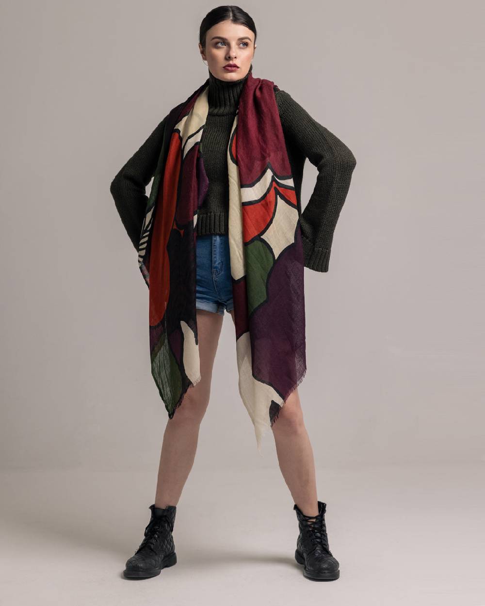 Ordi.to Accessori CHAGALL COTTO - Sciarpa in lana