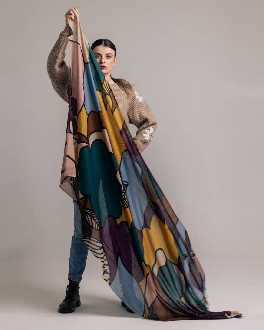 Ordi.to Accessori CHAGALL OTTANIO - Sciarpa in lana