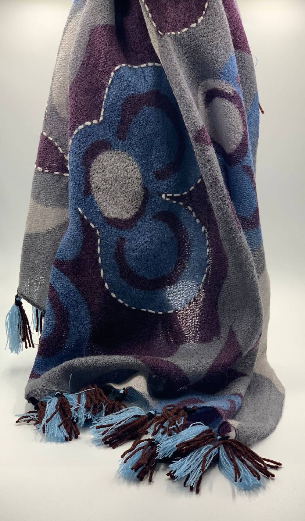 Ordi.to Accessori DEGAS GRIGIA- Sciarpa In Lana