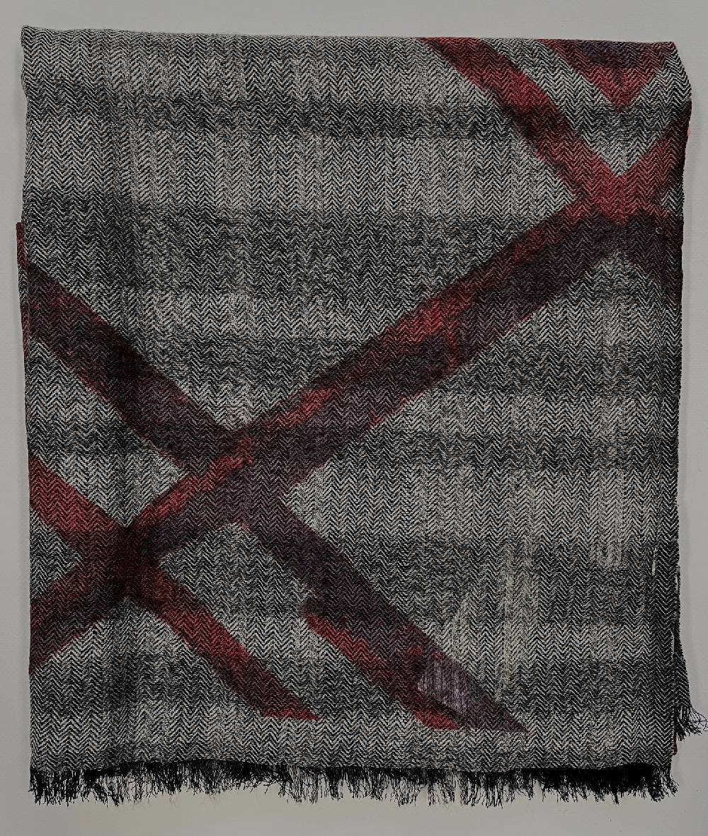 Ordi.to Accessori FONTANA BORDEAUX- Sciarpa in lana