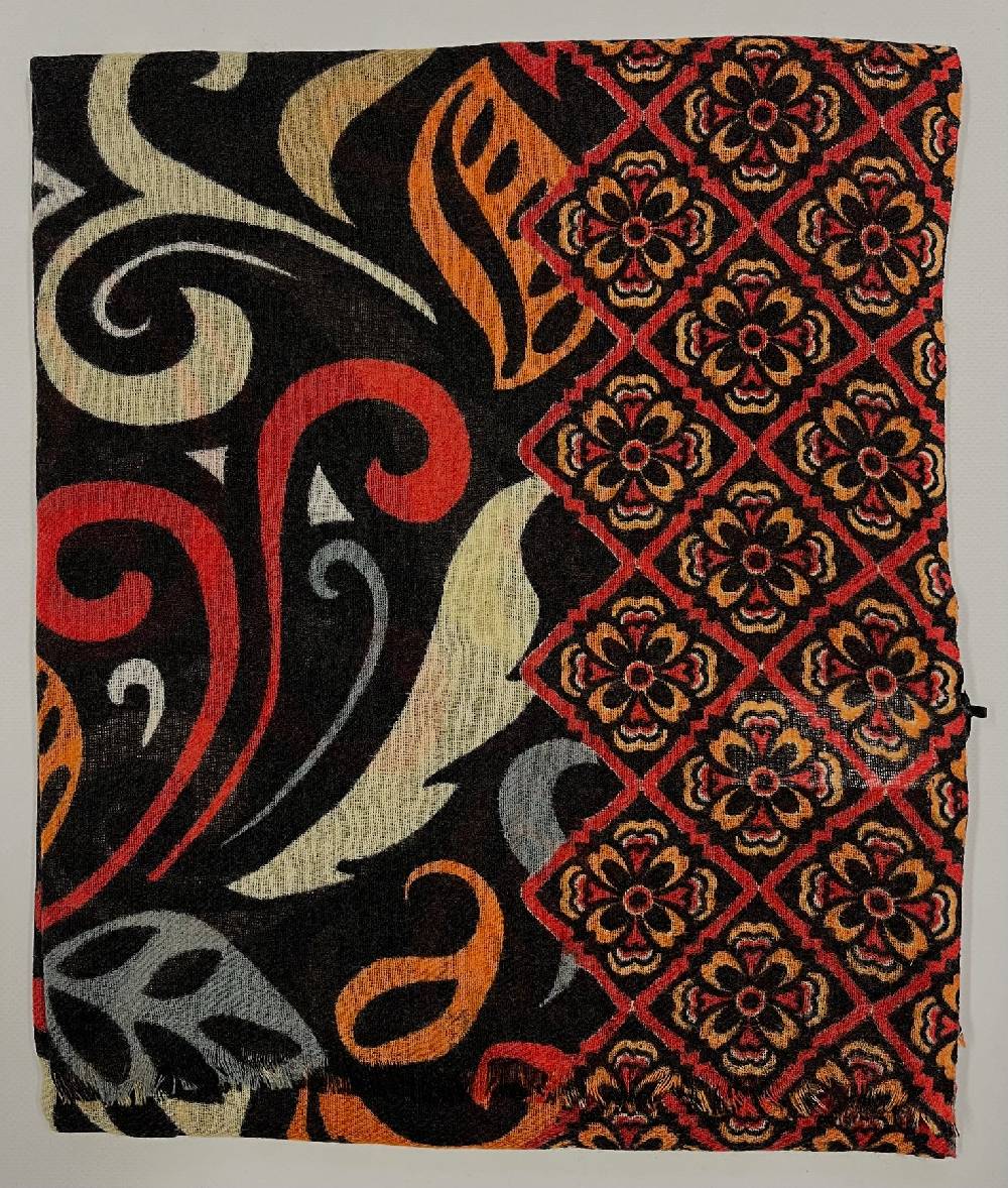 Ordi.to Accessori GAUGUIN NERA - Sciarpa In Lana