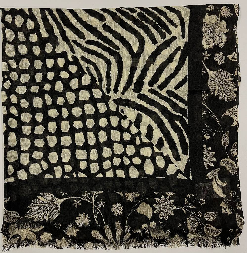 Ordi.to Accessori LEONARDO NERA - Sciarpa In Lana