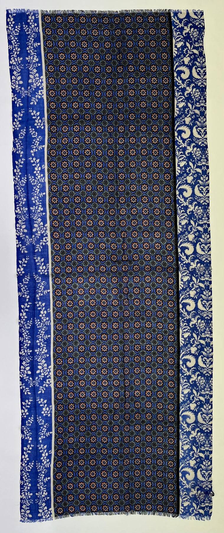 Ordi.to Accessori MIRO' BLU - Sciarpa Unisex In Lana