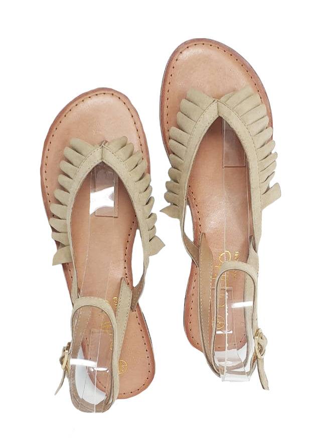 Ordi.to Accessori TENERIFE- Infradito Pelle Plisse'