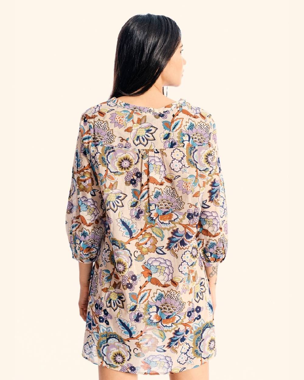 Ordi.to Accessori TUNICA CORA - STAMPA CAMELIA