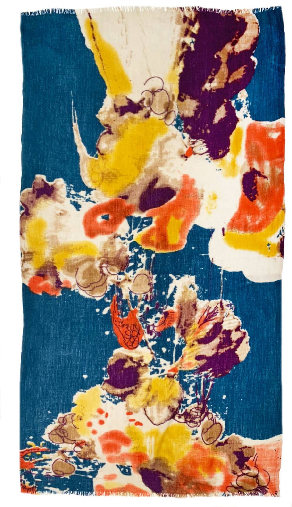 Ordi.to Accessori TURNER BLU - Sciarpa In Lana