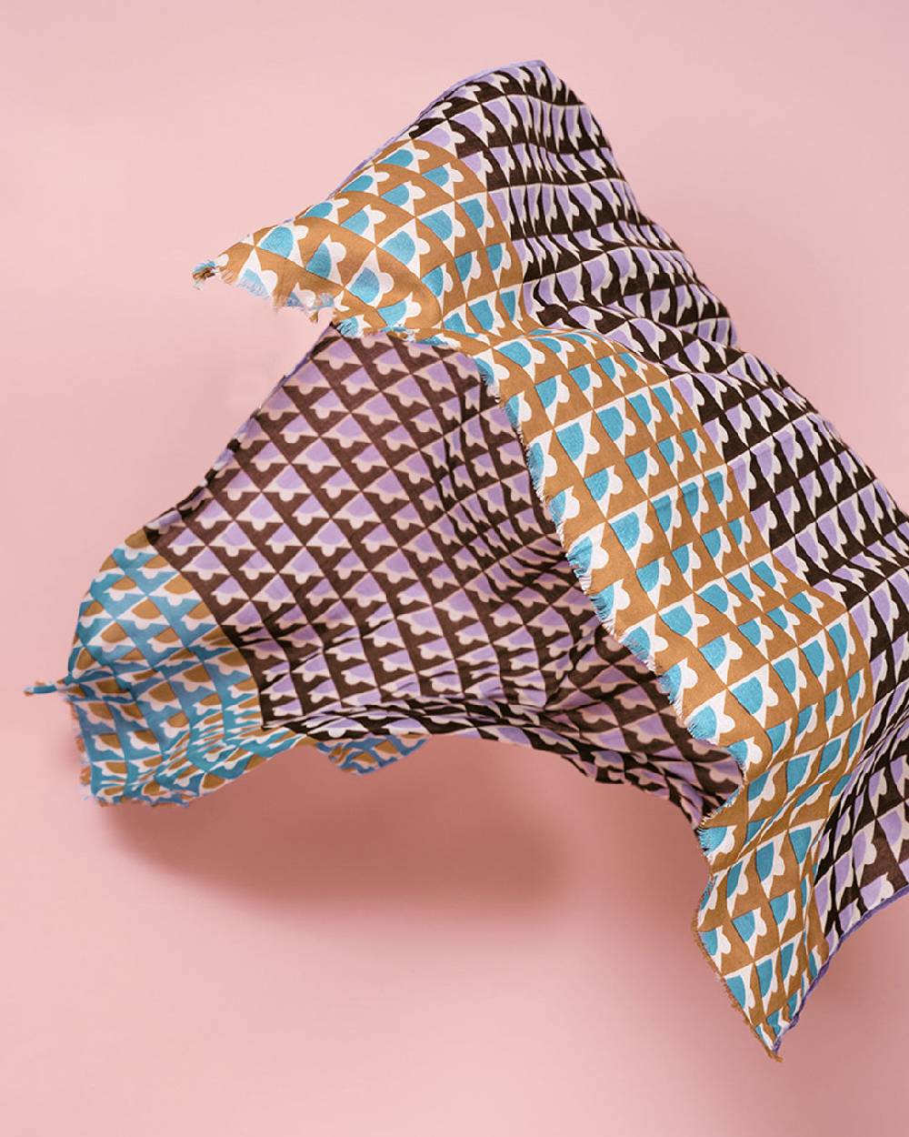 Ordi.to Accessori PORTO MARRONE - Sciarpa In Modal E Lana