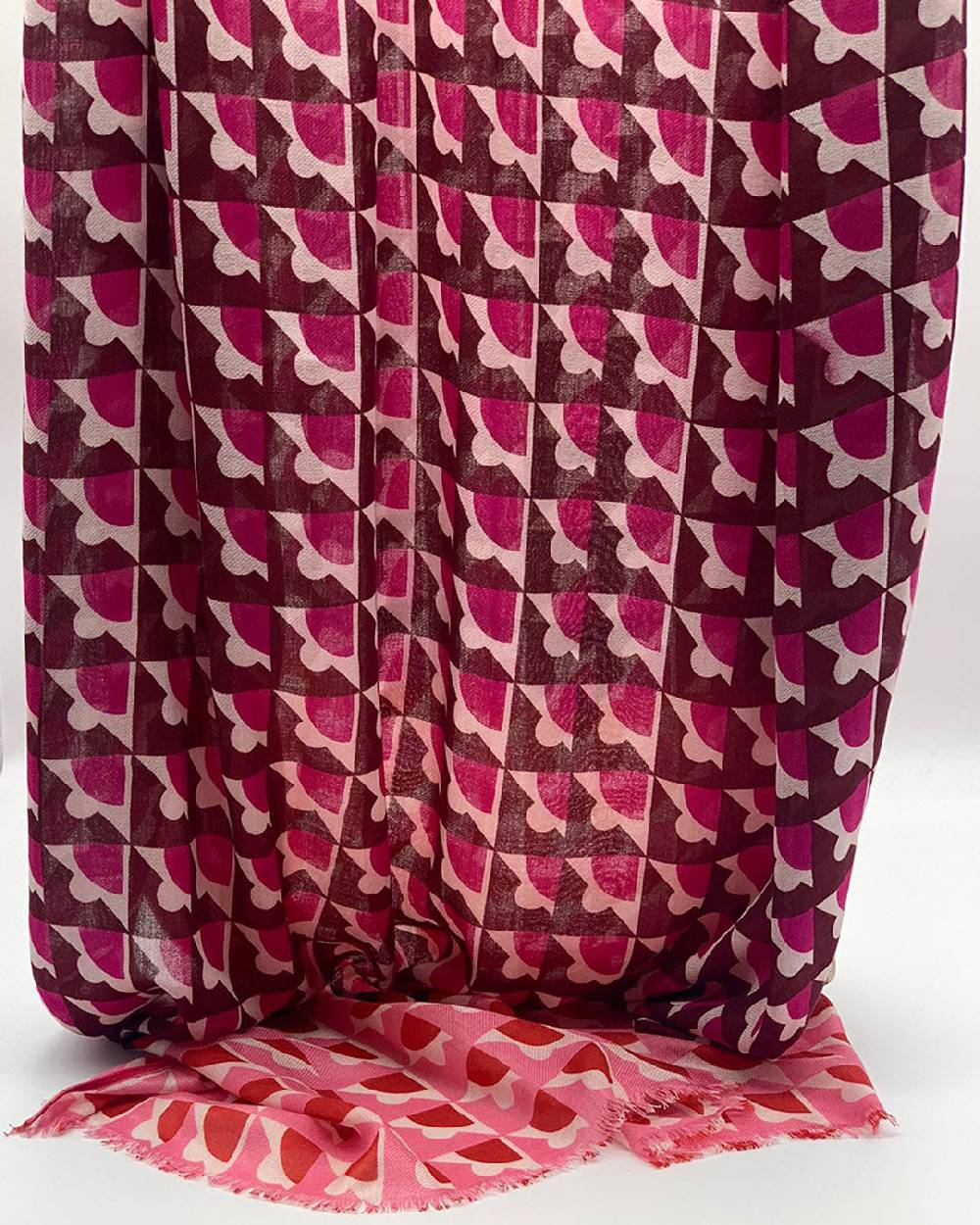 Ordi.to Accessori PORTO ROSA - Sciarpa In Modal E Lana