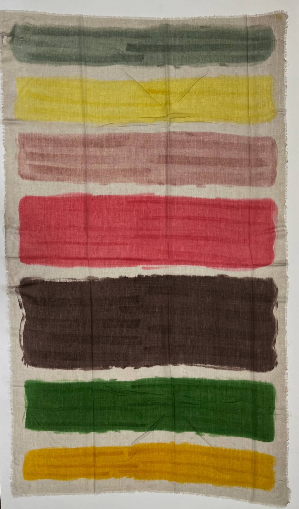 Ordi.to Accessori ROTHKO GRIGIO - Sciarpa Unisex In Lana