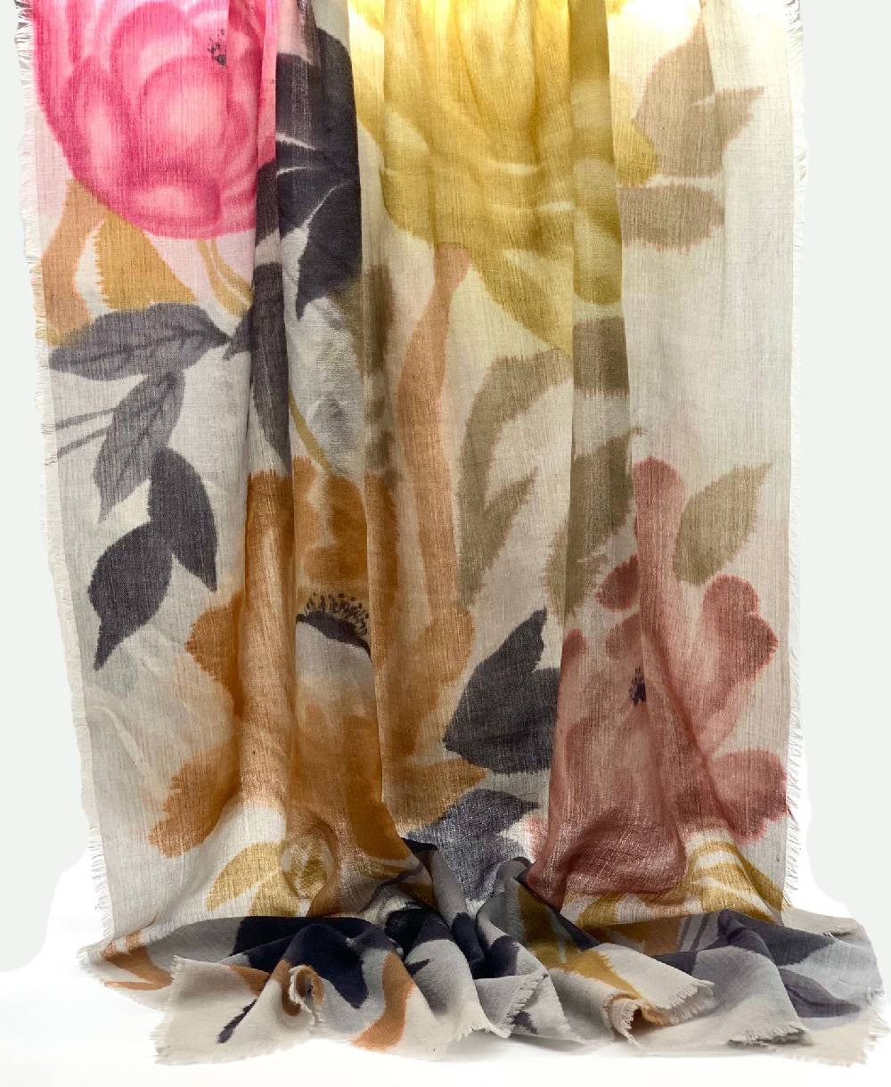 Ordi.to Accessori TIZIANO ROSA - Sciarpa Unisex In Lana