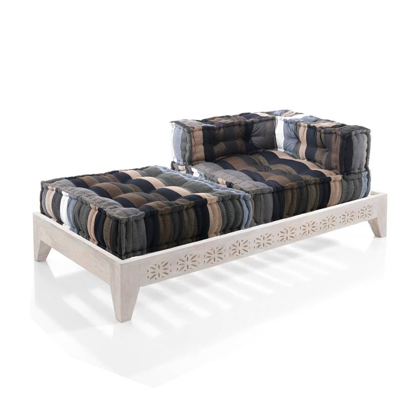 Oresteluchetta Chaise longue YANTRA WOOD composizione 01