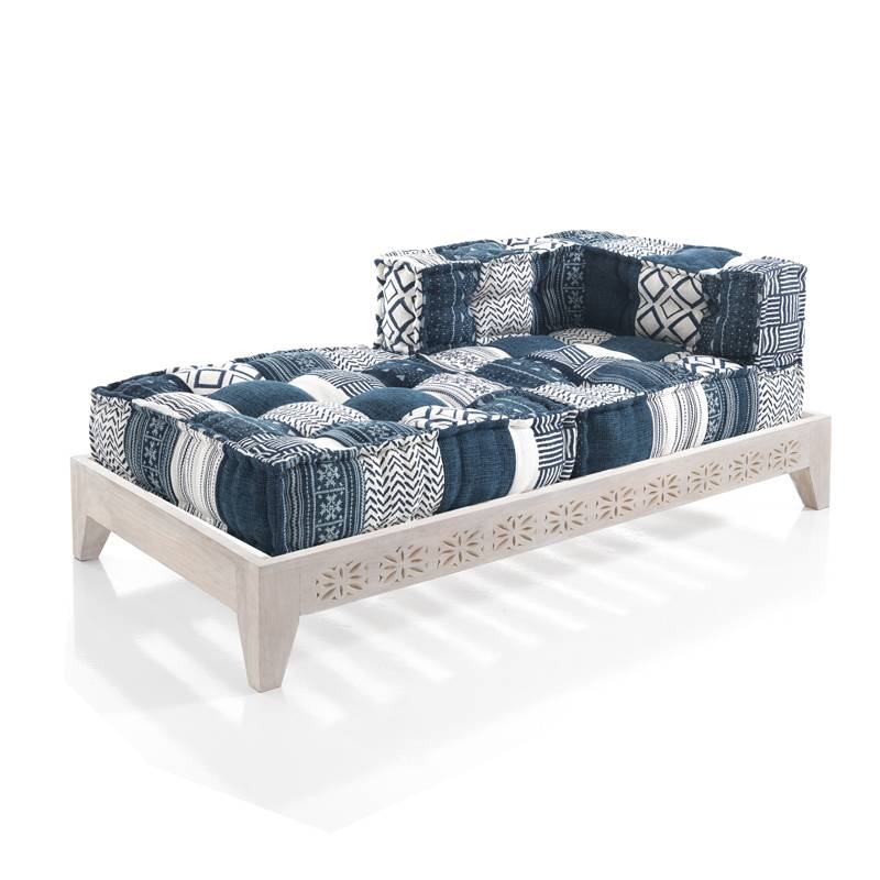 Oresteluchetta Chaise longue YANTRA WOOD composizione 03