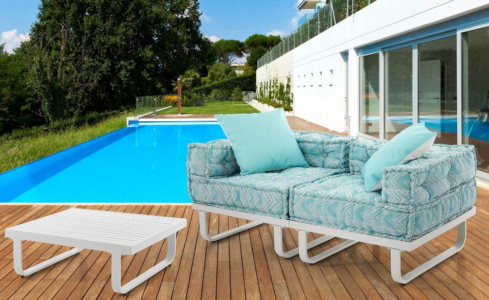 Oresteluchetta Divano 2 Posti ARON OUTDOOR Composizione 60