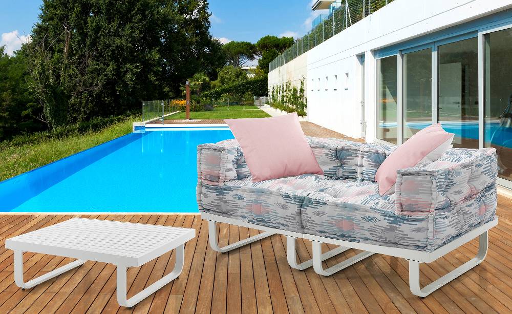 Oresteluchetta Divano 2 Posti ARON OUTDOOR Composizione 62