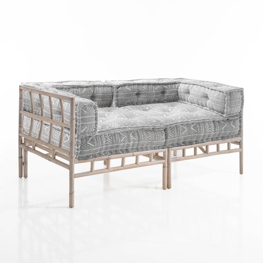 Oresteluchetta Divano 2 posti GREY ISY Composizione 76