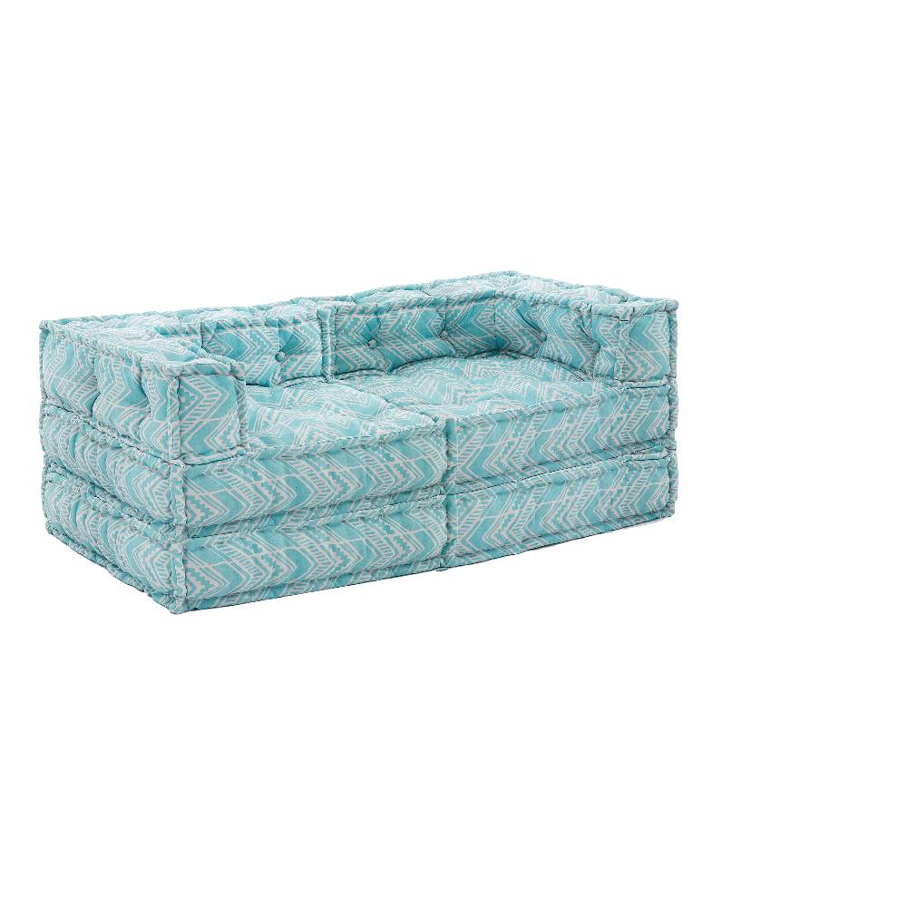 Oresteluchetta Divano 2 posti OUTDOOR IKAT MINT Composizione 55