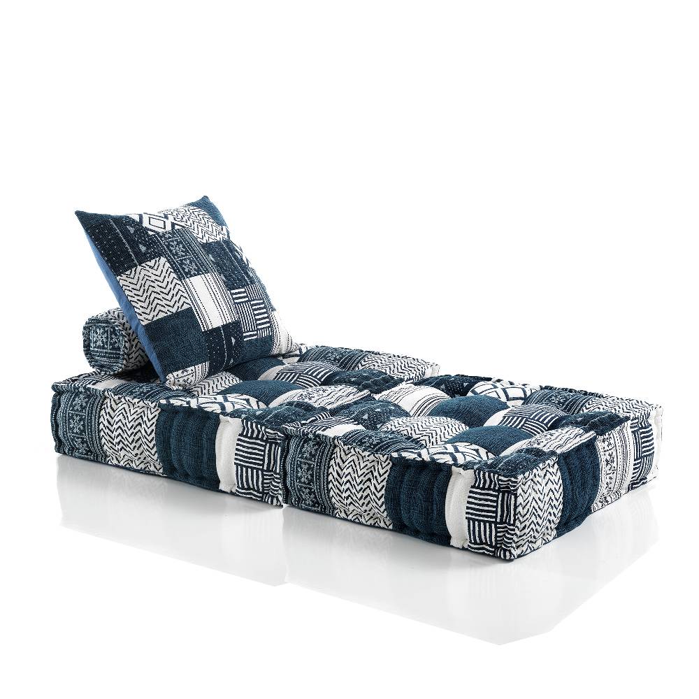 Oresteluchetta Divano 2 Posti WHITE/BLUE ISY Composizione 79