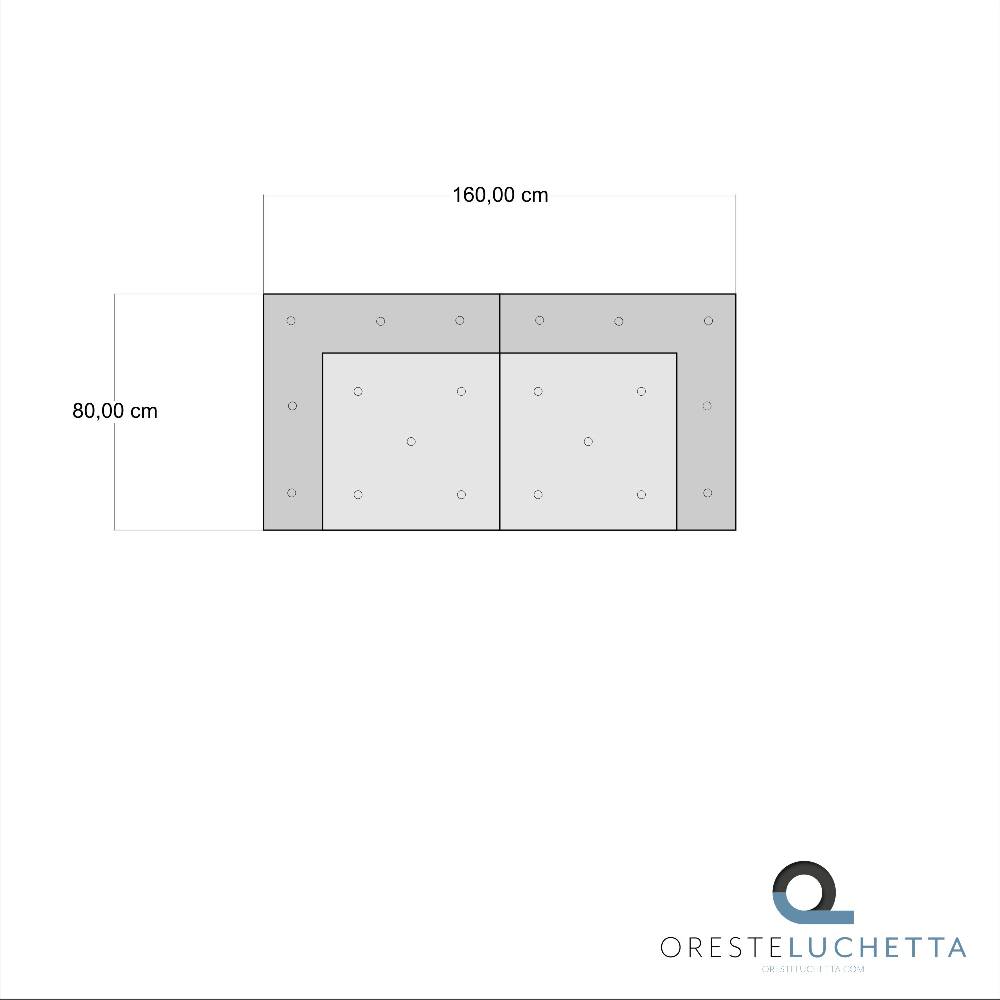 Oresteluchetta Divano 2 Posti YANTRA HIGH Composizione 02