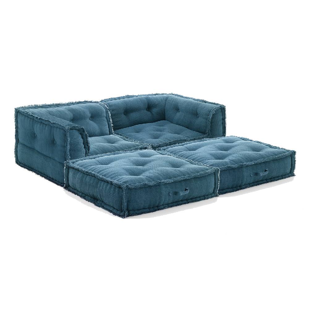 Oresteluchetta Divano 2 Posti YANTRA WAFFLE BLUE Composizione 50