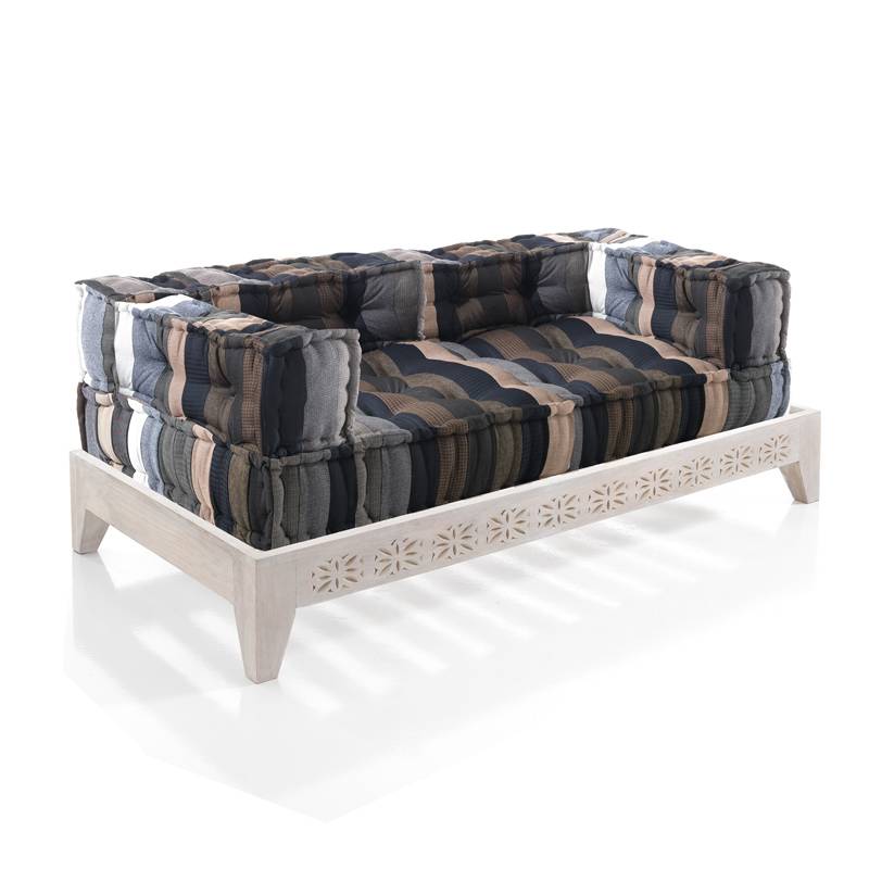 Oresteluchetta Divano 2 posti YANTRA WOOD composizione 21