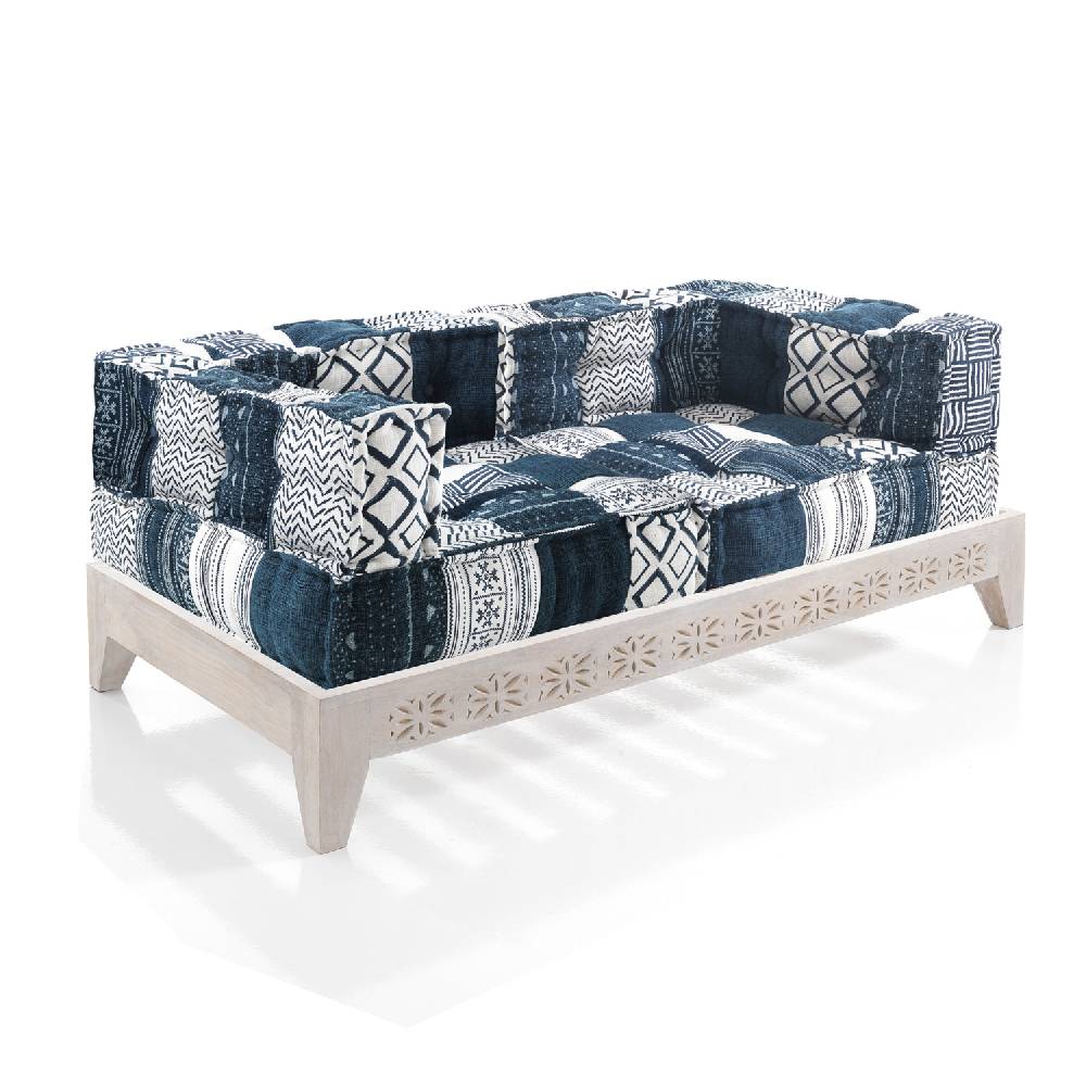 Oresteluchetta Divano 2 posti YANTRA WOOD composizione 23