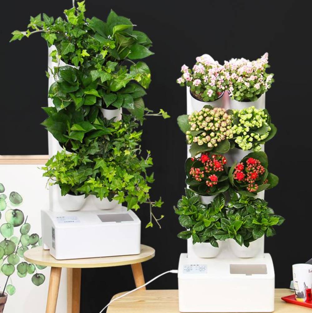 Oresteluchetta GIARDINO VERTICALE CON VASI AUTO INNAFFIANTI PER ESTERNO / INTERNO ALLOSH 8