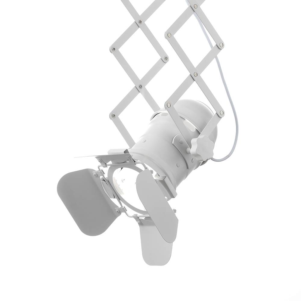 Oresteluchetta LAMPADARIO A PANTOGRAFO FLEXIBLE WHITE