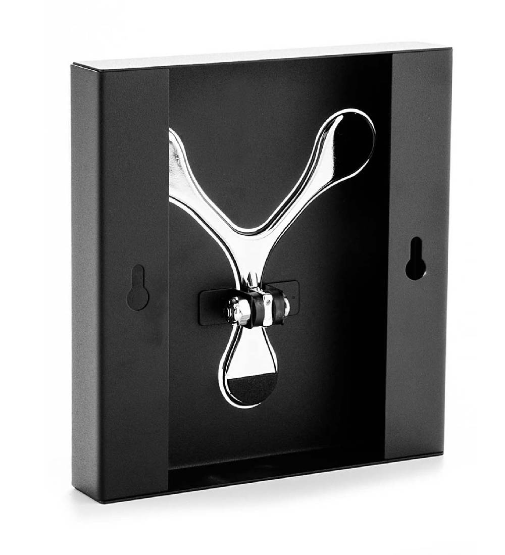 Oresteluchetta Appendiabiti Da Muro AUSTIN 1 BLACK