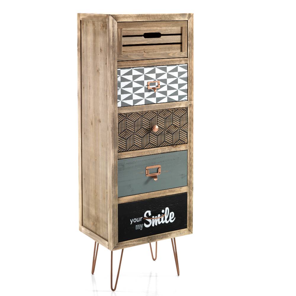 Oresteluchetta CASSETTIERA ALTA 5/C GIPSY