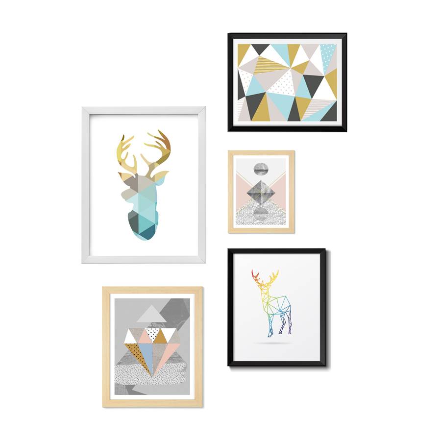 Oresteluchetta composizione quadri DEER