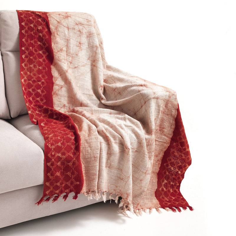 Oresteluchetta Coperta YANTRA RED/WHITE