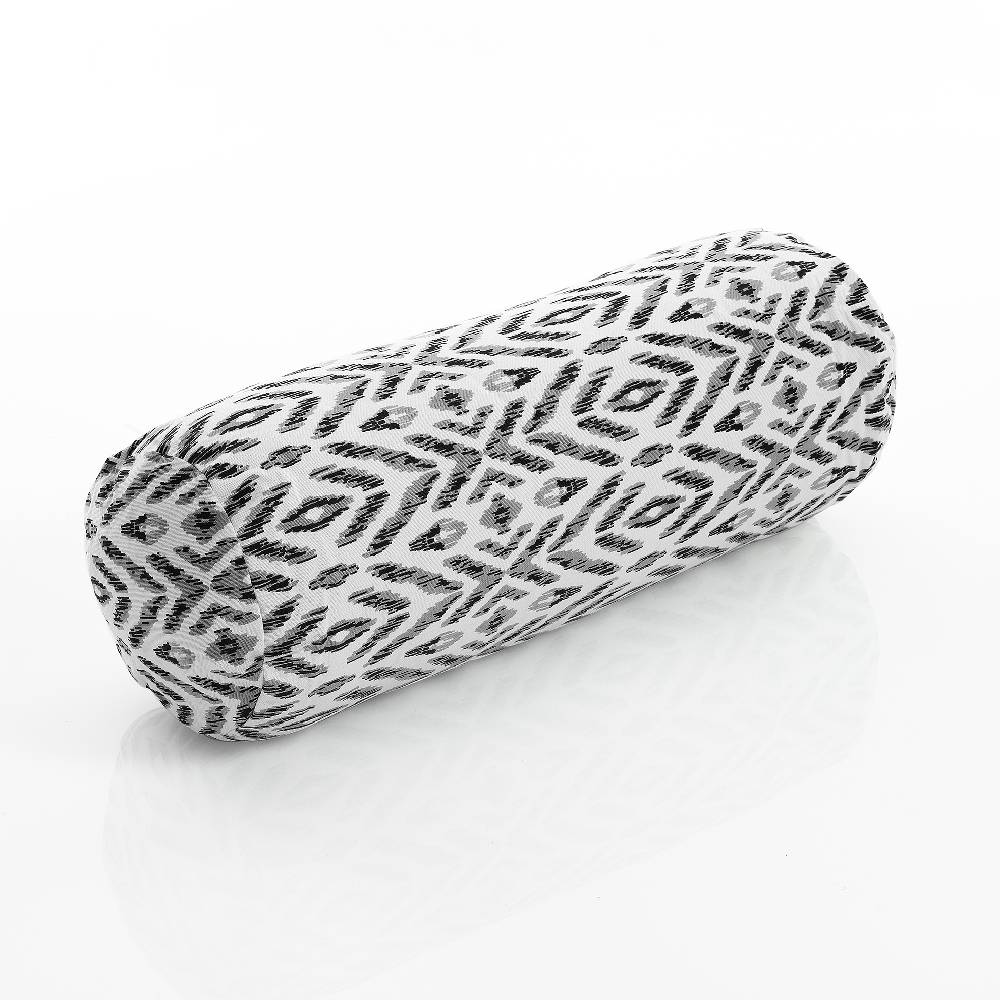 Oresteluchetta Cuscino a rullo IKAT B&W