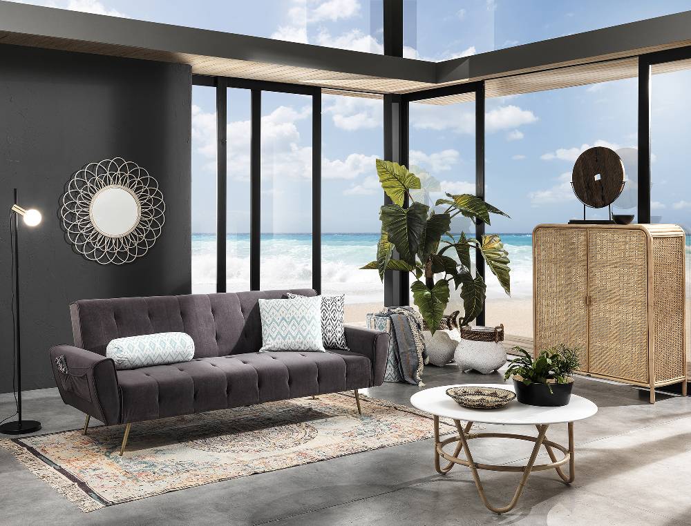 Oresteluchetta Cuscino A Rullo IKAT MINT