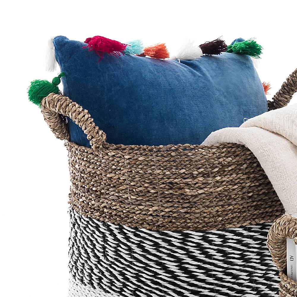 Oresteluchetta Cuscino VELVET DECOR BLUE