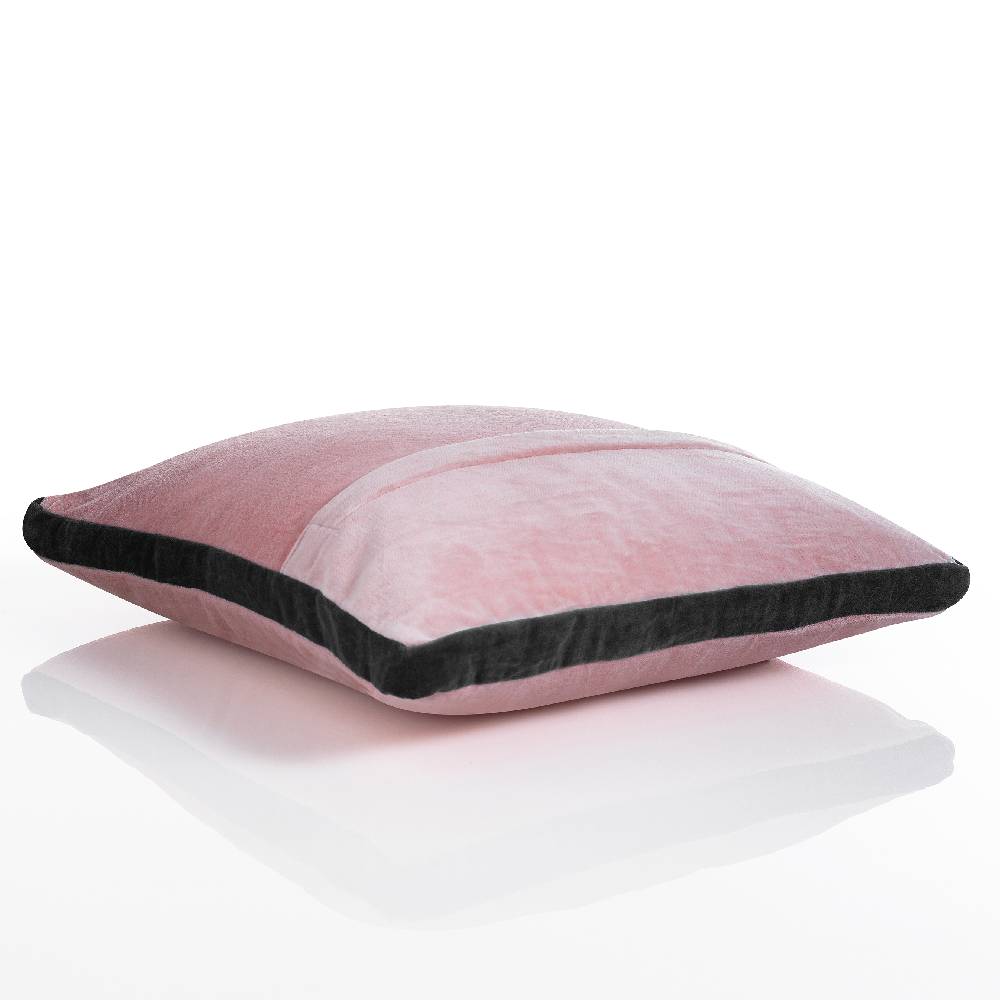 Oresteluchetta Cuscino VELVET PINK & GREY