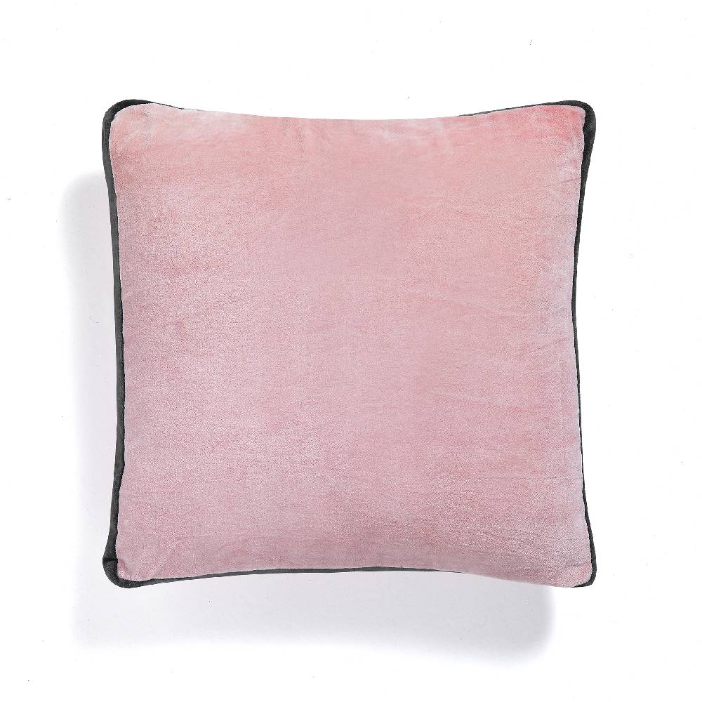 Oresteluchetta Cuscino VELVET PINK & GREY