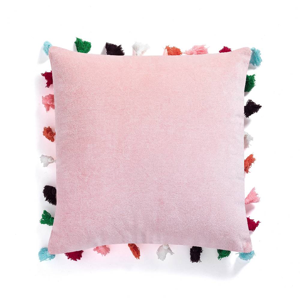 Oresteluchetta Cushion VELVET DECOR PINK