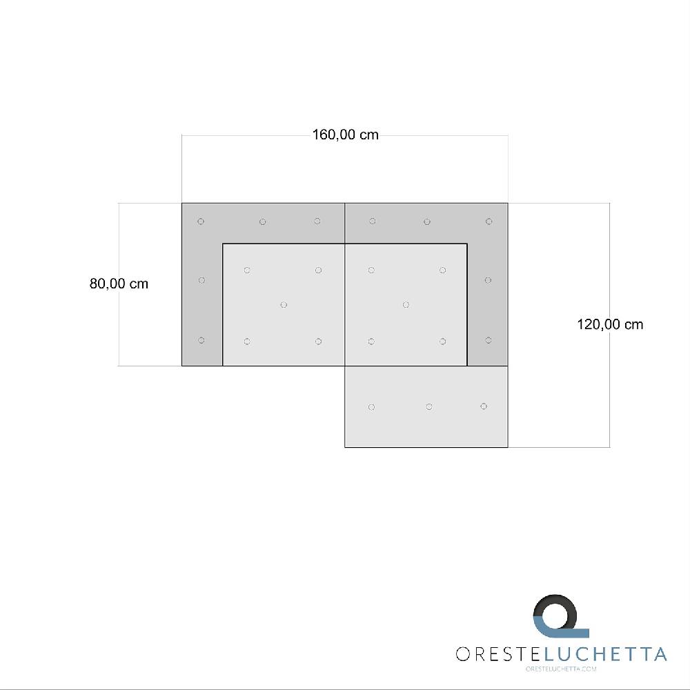 Oresteluchetta Divano 2 Posti MAXI YANTRA