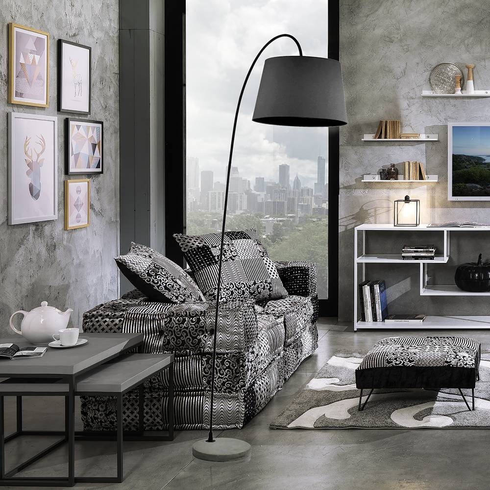 Oresteluchetta Lampada Da Terra ROMINA BLACK