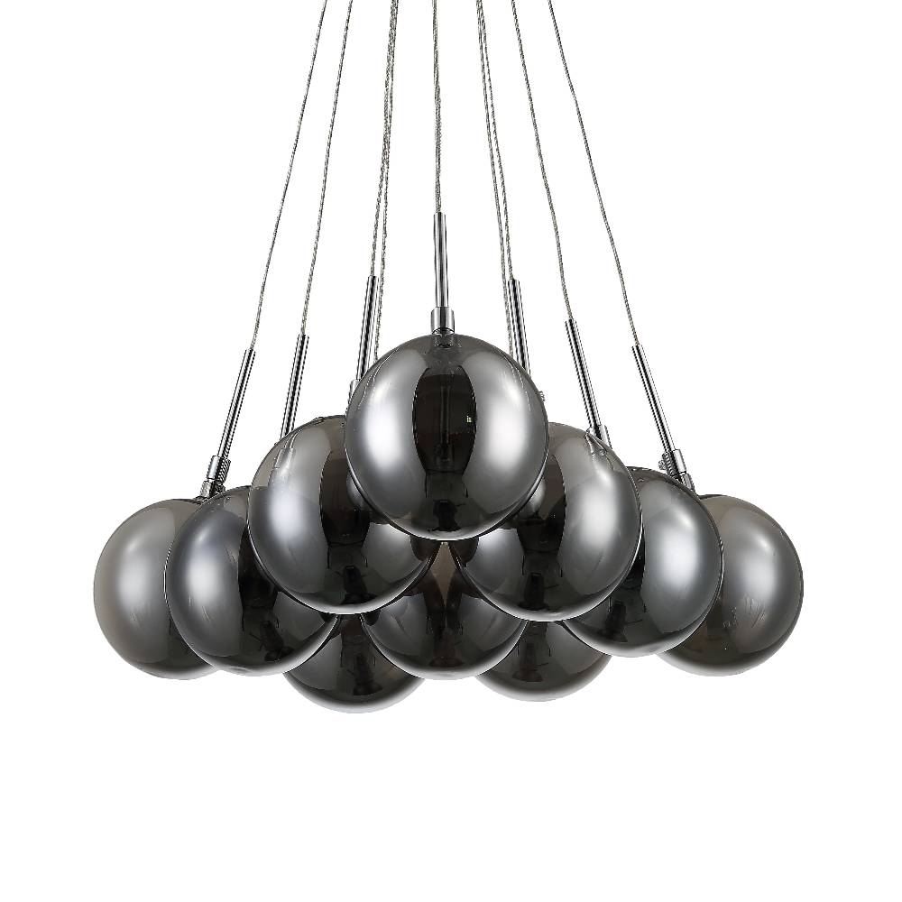 Oresteluchetta LAMPADARIO BUBBLES SMOKED MIRROR