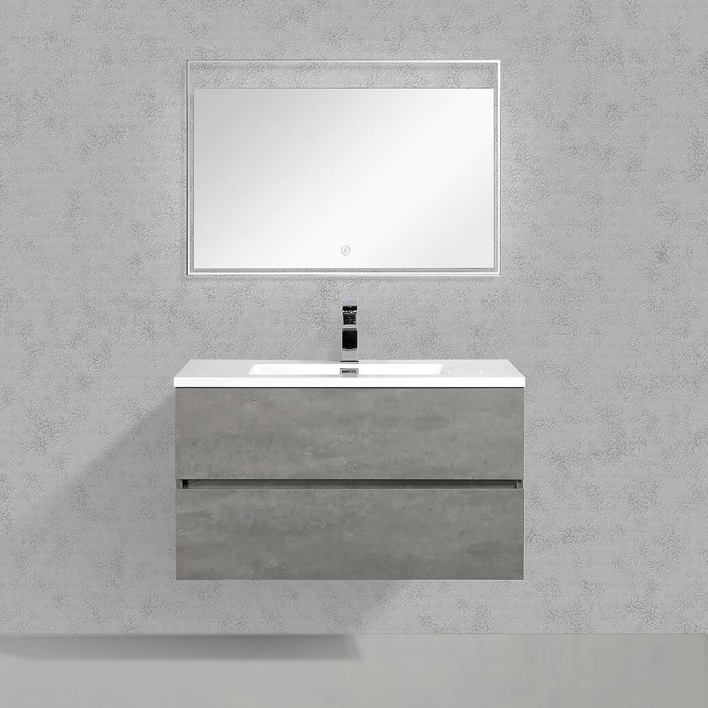 Oresteluchetta Mobile Bagno ANNAT WHITE CEMENT 90