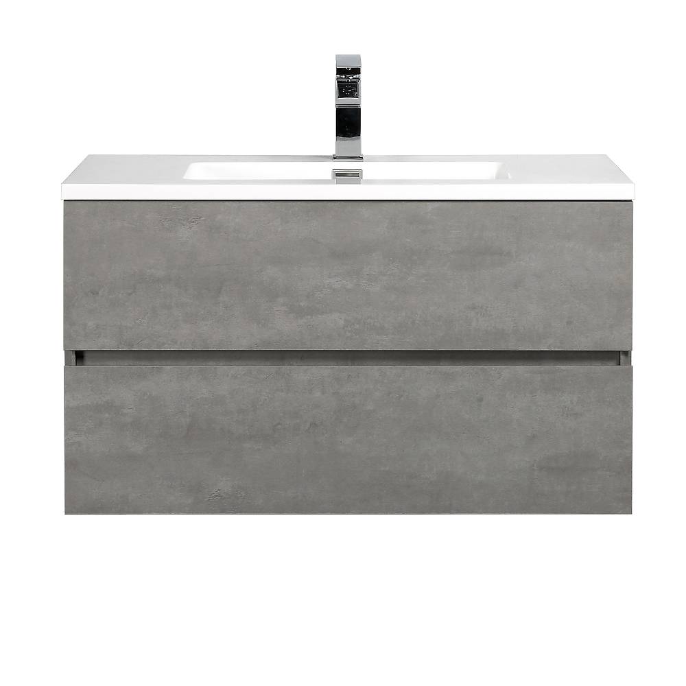 Oresteluchetta Mobile bagno ANNAT WHITE CEMENT 90