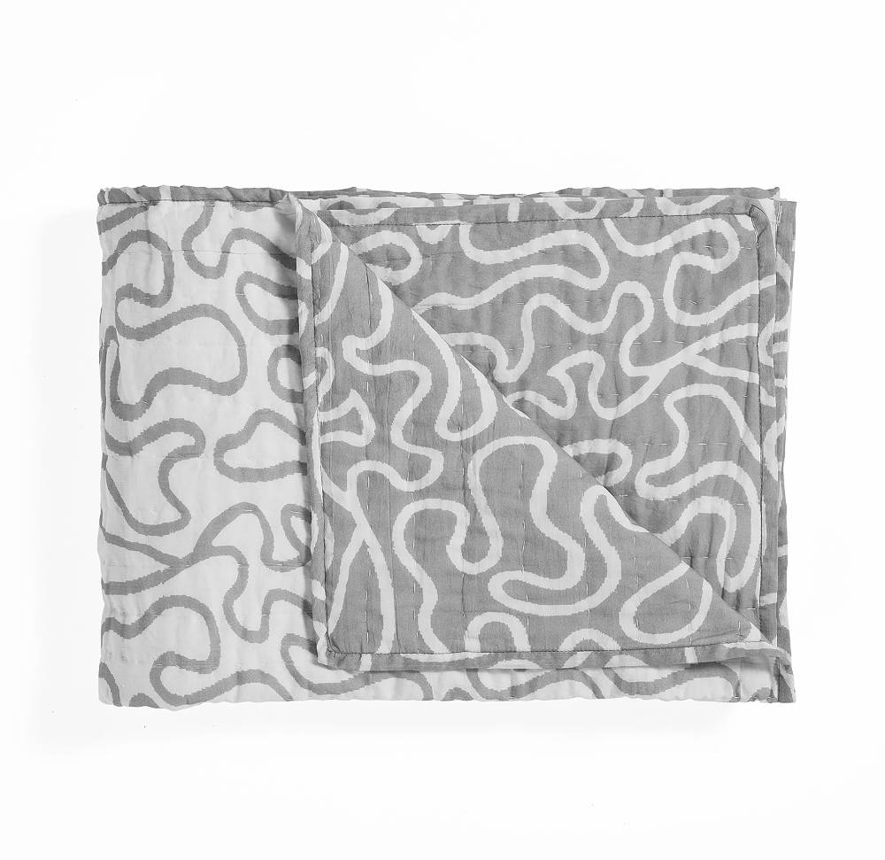 Oresteluchetta Plaid Cotone DOUBLE NEIGE