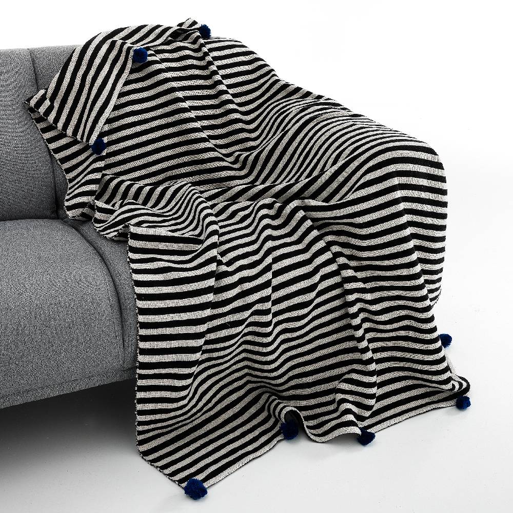 Oresteluchetta Plaid cotone STRIPE-B NAVY BLUE